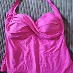 Pink bathing suit top